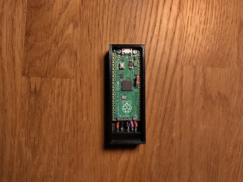 Vỏ in 3D cho PicoUsbLedStrip enclosure (Raspberry Pi Pico RGBA LED) - Image 2