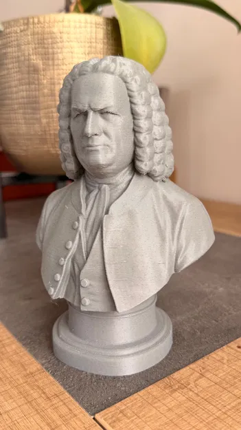 Tượng bán thân Johann Sebastian Bach (Bust de Johann Sebastian Bach) - Image 1