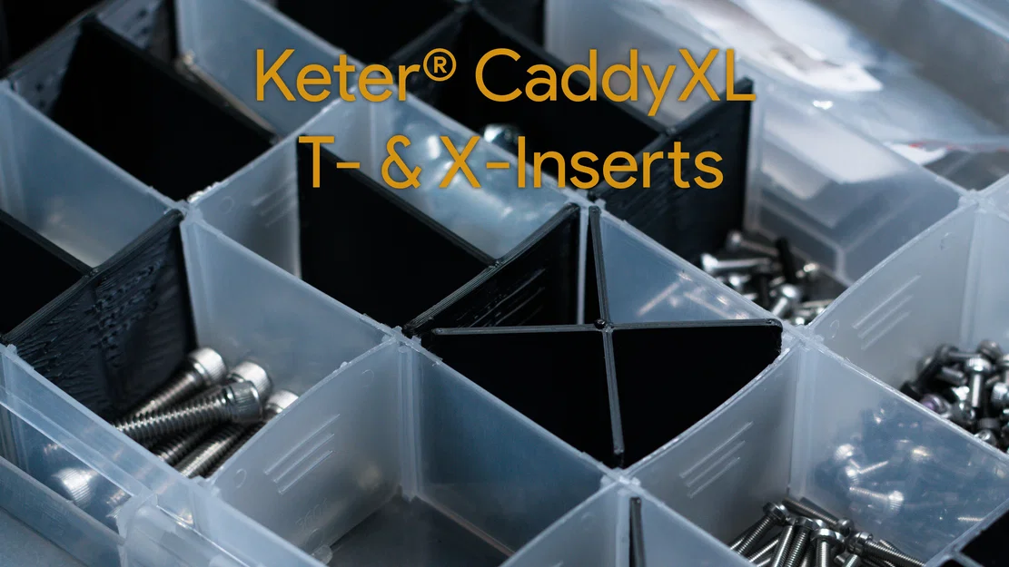 Keter CaddyXL Organizer T- & X-Inserts - Image 1