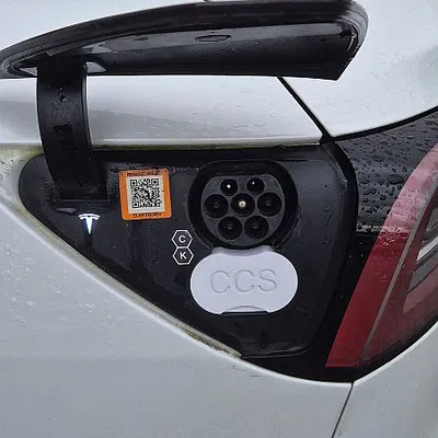 Nắp che cổng sạc CCS / Cover CCS Charge Port