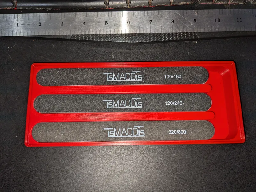 Gridfinity Stacking Bin cho sanding files - Phần trên (Top) - Image 2