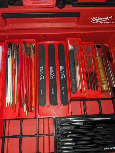 Khay Gridfinity xếp chồng cho sanding file – Phần đáy - Image 1