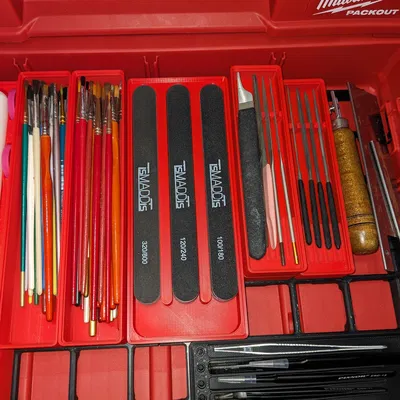 Khay Gridfinity xếp chồng cho sanding file – Phần đáy