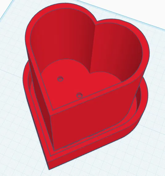 Chậu Tự Tưới Nước Hình Trái Tim (Heart Self Watering Pot) - Image 1