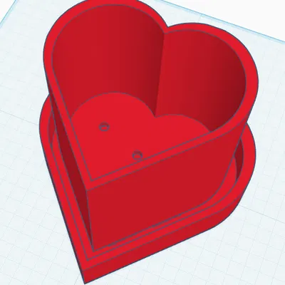 Chậu Tự Tưới Nước Hình Trái Tim (Heart Self Watering Pot)