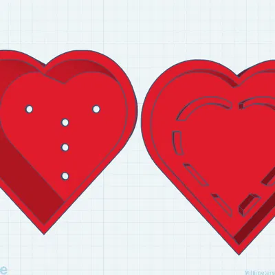 Chậu Tự Tưới Nước Hình Trái Tim (Heart Self Watering Pot)