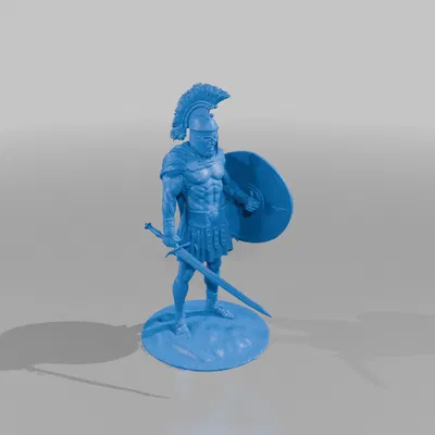 Mô hình Roman Gladiator Action Figure STL