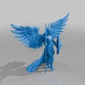 Celestial Valkyrie Queen STL – Nữ hoàng Valkyrie Thiên giới - Thumbnail 2