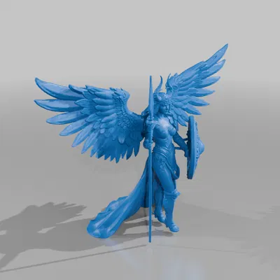 Celestial Valkyrie Queen STL – Nữ hoàng Valkyrie Thiên giới