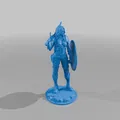 Tượng 3D Nữ Chiến Binh Quyến Rũ (Sexy Female Warrior 3D Statue) - Thumbnail 2