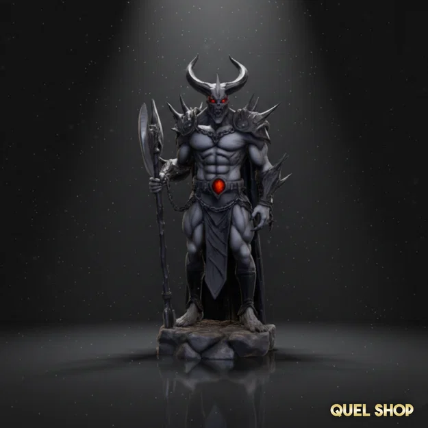 Tượng Dark Demon Lord (Statue) STL - Image 1