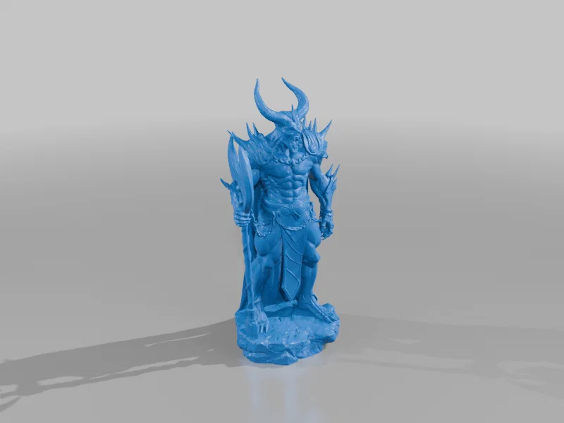 Tượng Dark Demon Lord (Statue) STL - Image 2