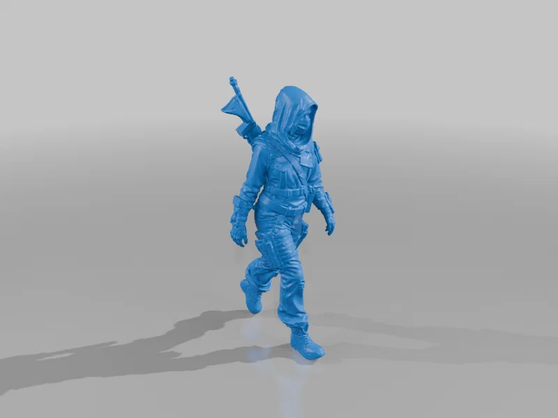 Mô hình STL Nữ Sinh Tồn Hậu Tận Thế - Image 1