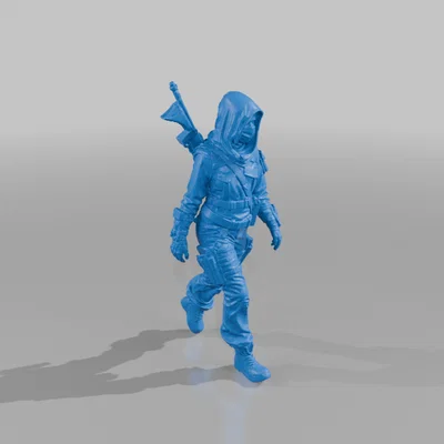 Mô hình STL Nữ Sinh Tồn Hậu Tận Thế