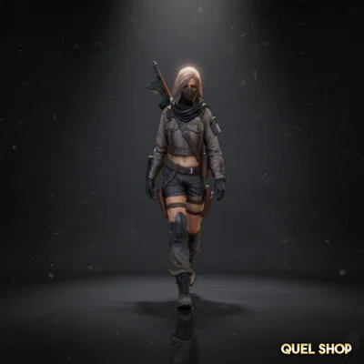 Mô hình STL Nữ Sinh Tồn Hậu Tận Thế