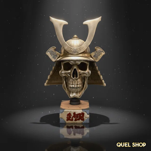 Bust Đầu Lâu Samurai Gothic (STL) - Image 1