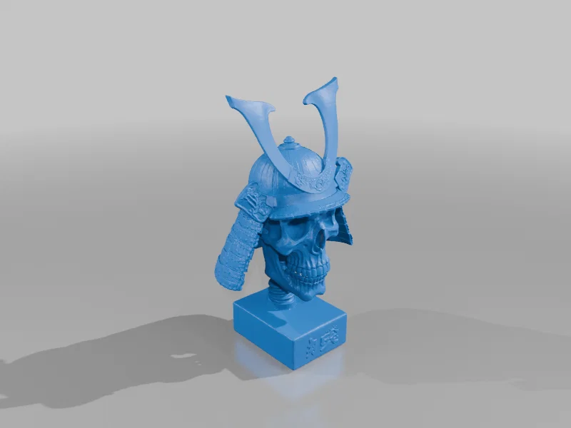 Bust Đầu Lâu Samurai Gothic (STL) - Image 2