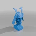 Bust Đầu Lâu Samurai Gothic (STL) - Thumbnail 2