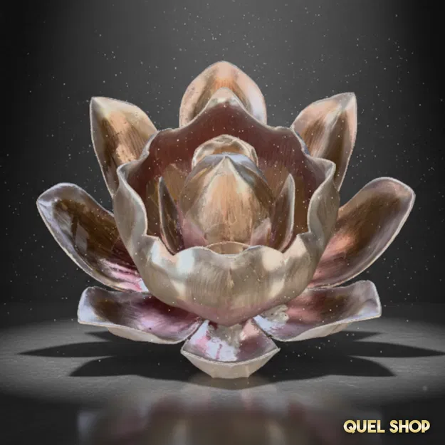 Thiết kế STL đèn hoa sen (Lotus Flower Lamp Design STL) - Image 1