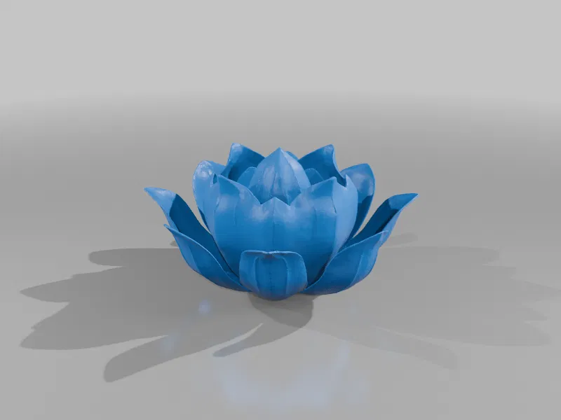 Thiết kế STL đèn hoa sen (Lotus Flower Lamp Design STL) - Image 2