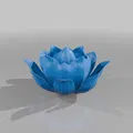 Thiết kế STL đèn hoa sen (Lotus Flower Lamp Design STL) - Thumbnail 2