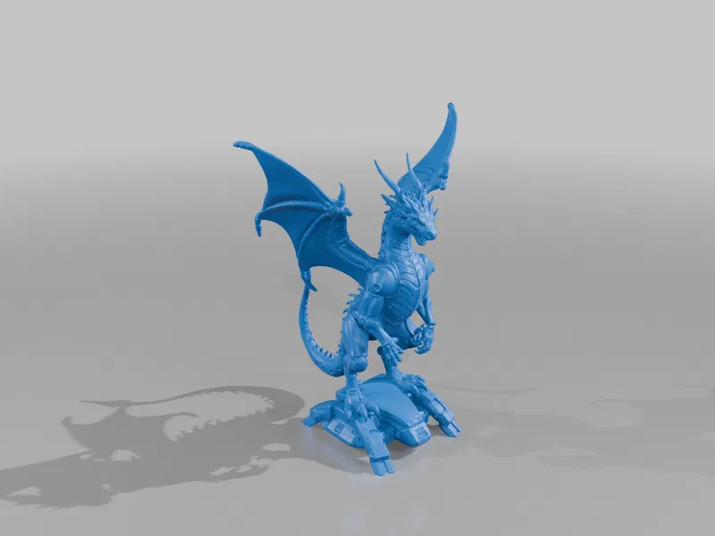Mô hình 3D Cyber Dragon - Image 2