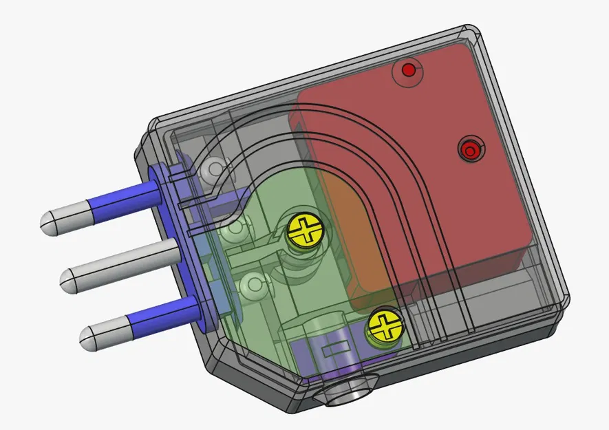 Polypool 410 thông minh: Vỏ gắn Shelly 1PM Mini Gen3 (Wi‑Fi + đo điện) - Image 8
