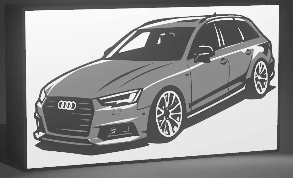 Lightbox Audi A4 B9 - Image 1