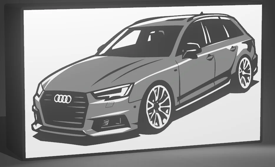 Lightbox Audi A4 B9 1