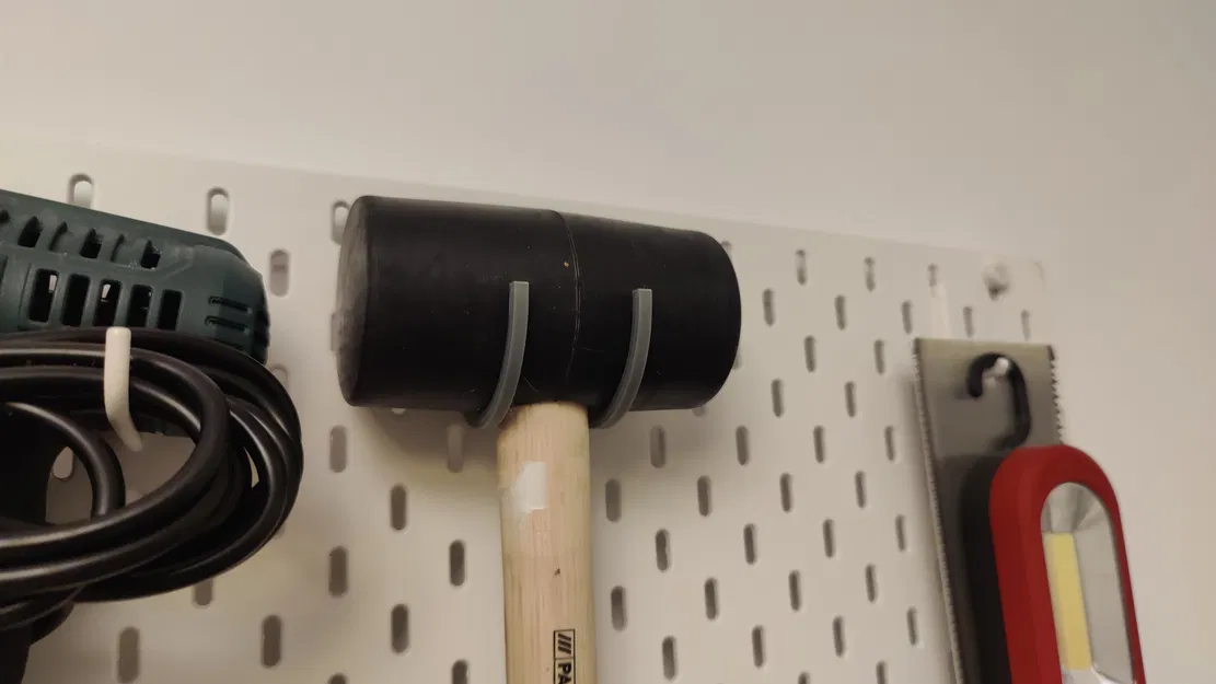 Móc treo búa cao su cho Ikea Skadis (Ikea Skadis Rubber Mallet Hooks) - Image 3