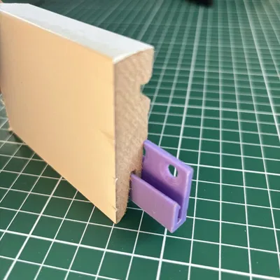 Kẹp baseboard cho tường và chân nội thất (baseboard clips)