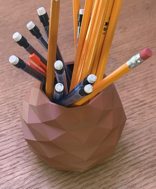 Ống Đựng Bút Low Poly (Pencil Holder Low Poly) - Image 2