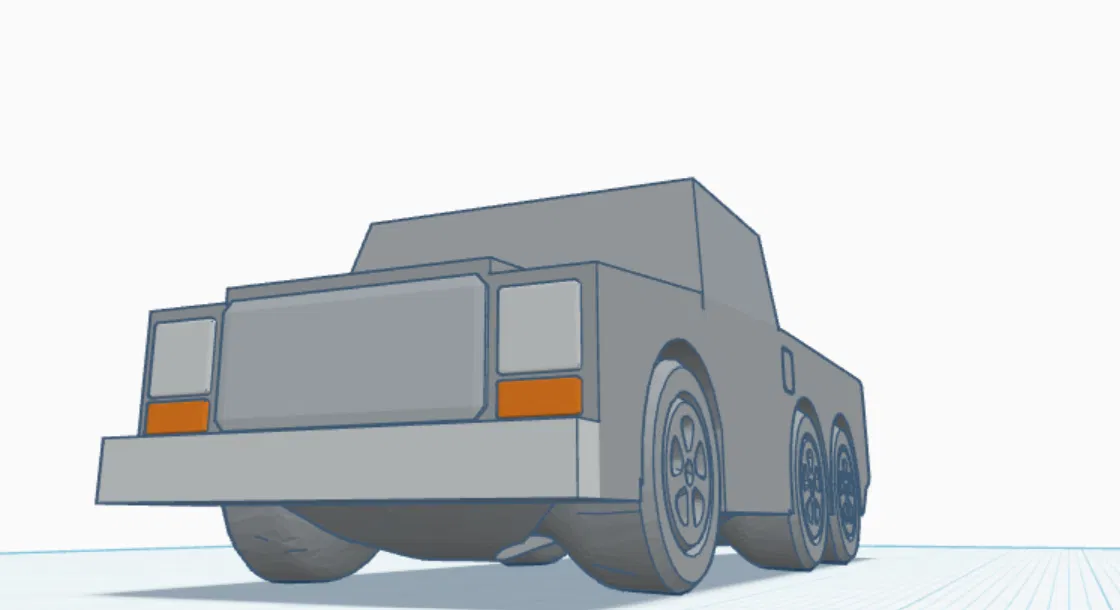 The American Trenchy CaCaw! – Trenchy 6x6 kèm rơ-moóc sàn phẳng - Image 1