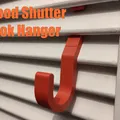 Móc Treo Áo Cho Cửa Chớp Gỗ (Wood Shutter Hook Hanger) - Thumbnail 1