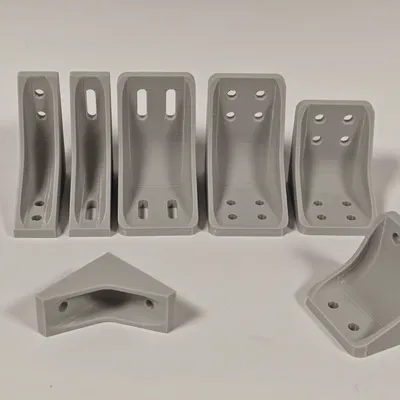 Bộ Corner Bracket Chữ L Siêu Chịu Lực | Set M4 L-Brackets