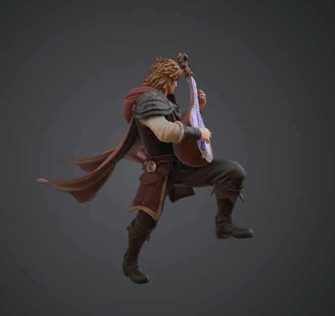 Thi Sĩ Huyền Thuật với Đàn Lute Ma Pháp – Nhạc Công Fantasy - Image 3