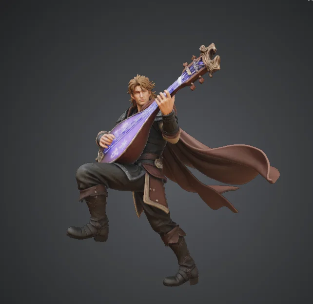 Thi Sĩ Huyền Thuật với Đàn Lute Ma Pháp – Nhạc Công Fantasy - Image 4