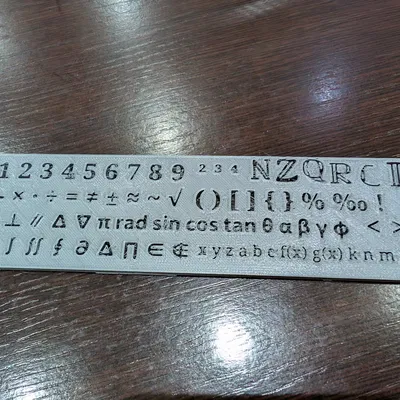 MathTemplate Pro – Khuôn thước ký hiệu Toán chính xác để in 3D