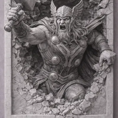 Hình 3D Thor (Thor 3d Picture)