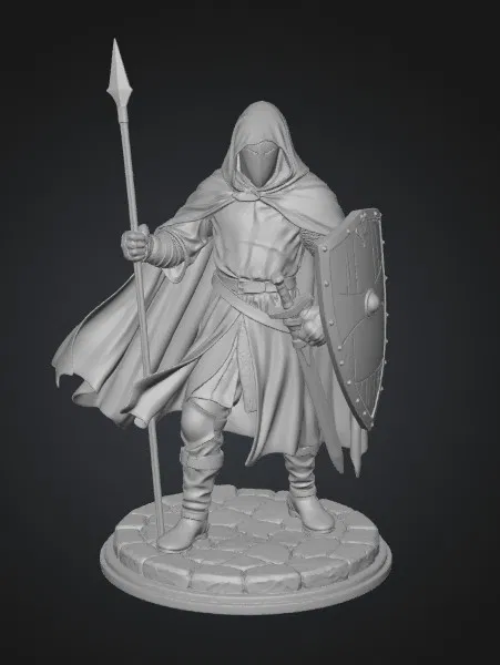 Hooded Crusader – Hiệp sĩ trùm mũ - Image 1
