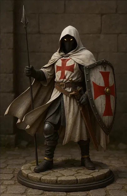 Hooded Crusader – Hiệp sĩ trùm mũ - Image 2