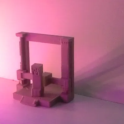 Máy in 3D có in hình creeper lên trên