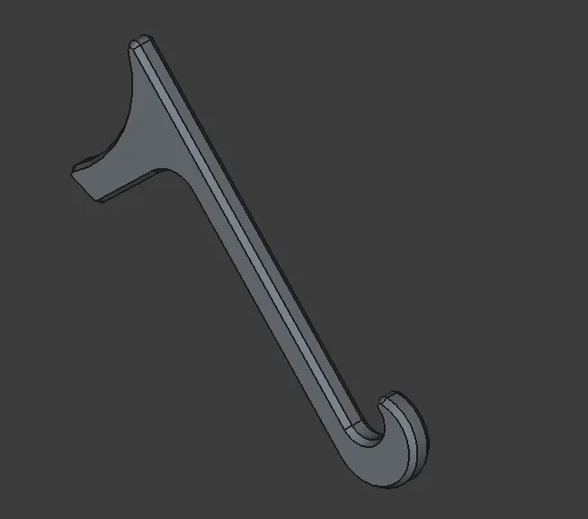 Chân đỡ laptop (Laptop stand) dạng J – Chân chịu lực in 3D - Image 1