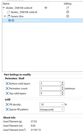 Vách ngăn cho thùng nhựa 8" rộng x 4" cao (DSB108 / Akro-Mils 40150) - Image 3