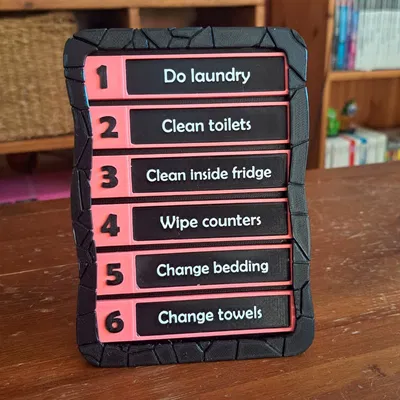 Bảng việc nhà Choreboard (bản để bàn & gắn tủ lạnh)