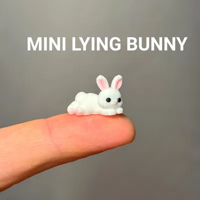 Thỏ Mini Nằm (Mini Lying Bunny)