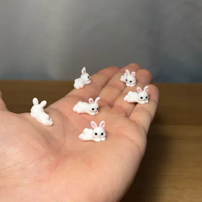 Thỏ Mini Nằm (Mini Lying Bunny)