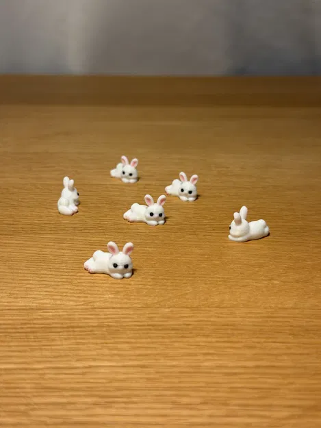 Thỏ Mini Nằm (Mini Lying Bunny) - Image 3