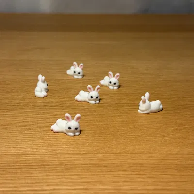 Thỏ Mini Nằm (Mini Lying Bunny)