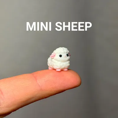 Mini Sheep – Tượng Cừu Mini Siêu Dễ Thương 14mm